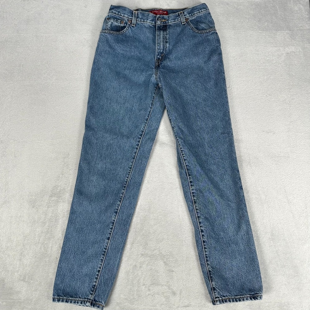 Levi's 550 Denim Jeans Women's Size 12 Mis L Relaxed Fit Tapered Leg High Rise - Picture 1 of 13